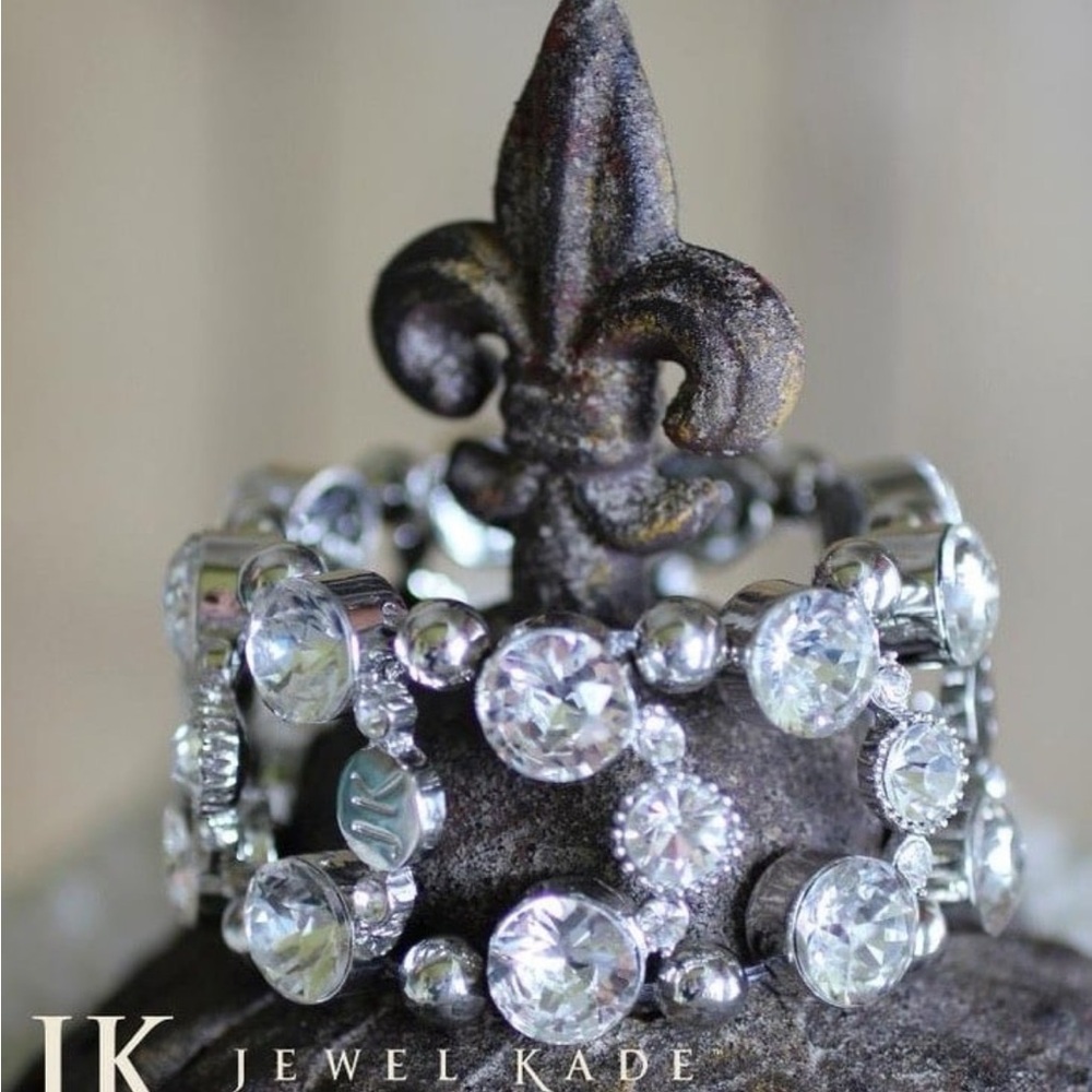 Jewel Kade Silver and Crystal Bracelet